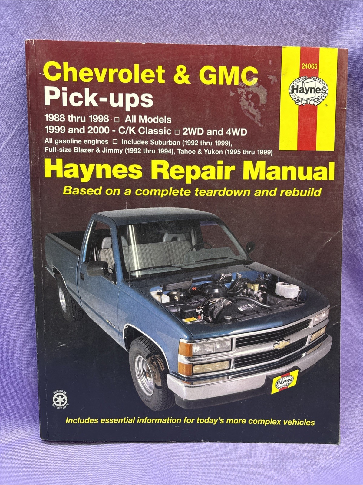 Repair Manual-Base Haynes 24065 Repair Manual-Base Haynes 24065