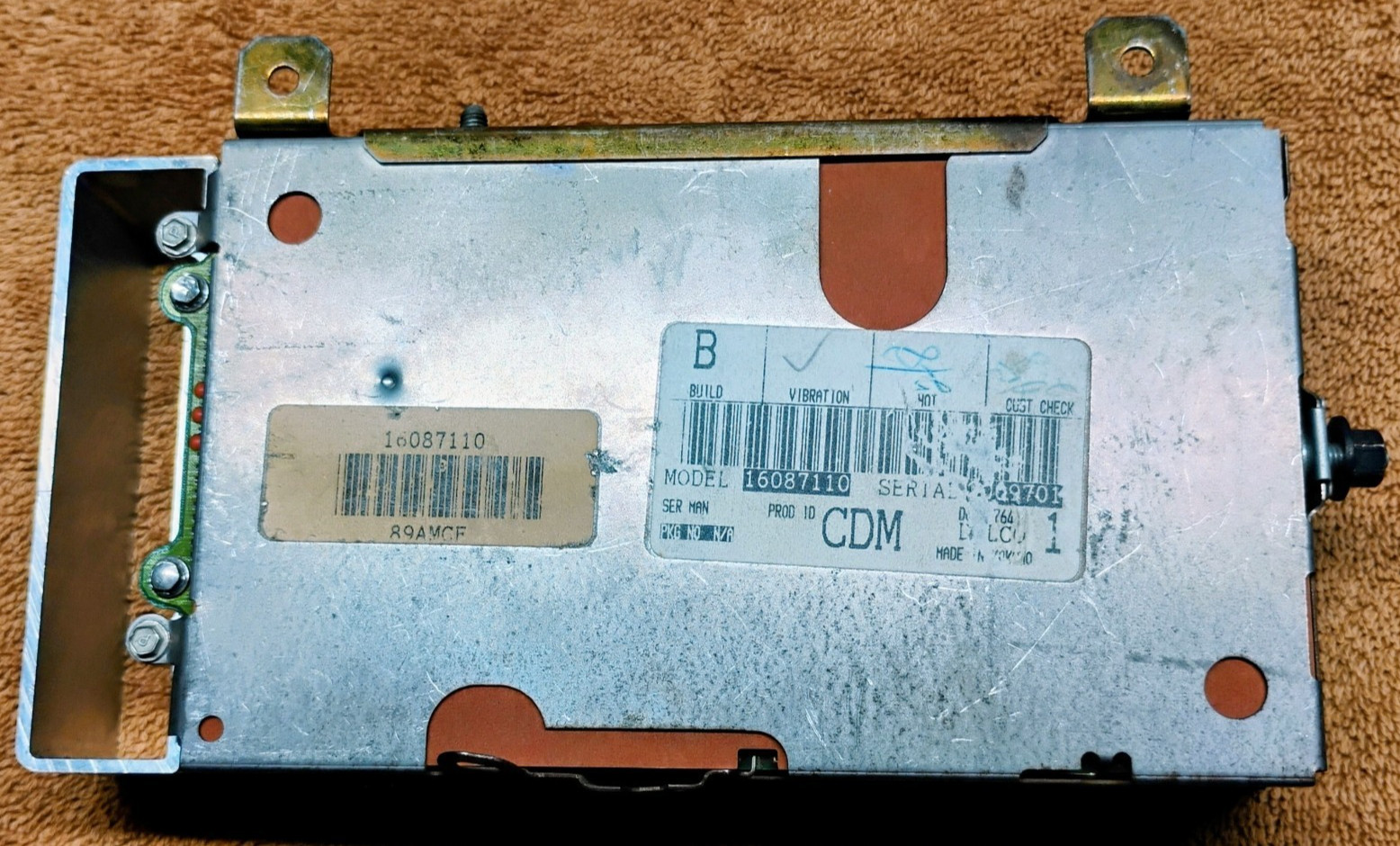 TESTED 1990-1992 Cadillac Allante CDM Audio Equipment Radio Tuner Amplifier 