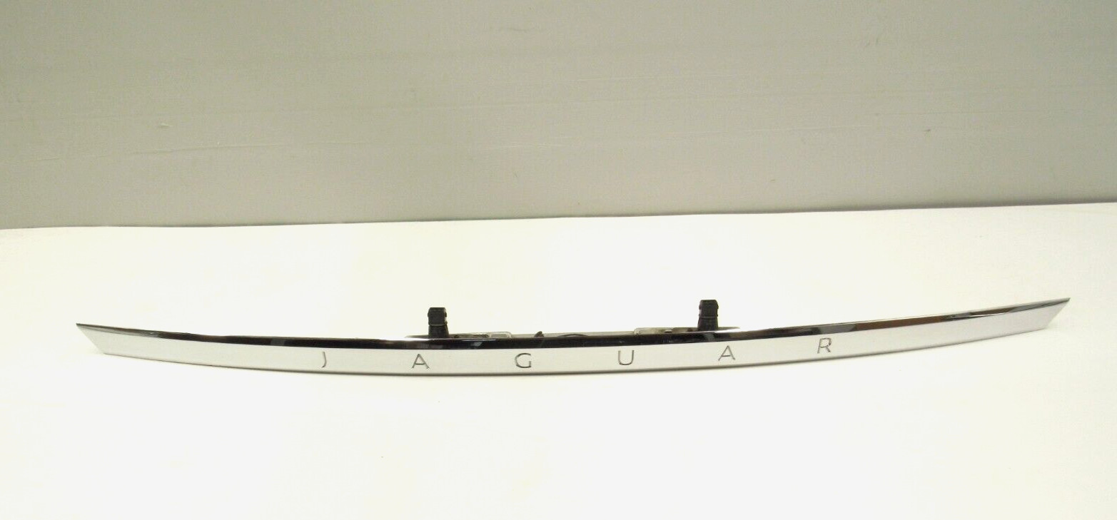 05-08 Jaguar S-Type R Rear Trunk Molding  License Plate Lamp SWI Chrome OEM USED