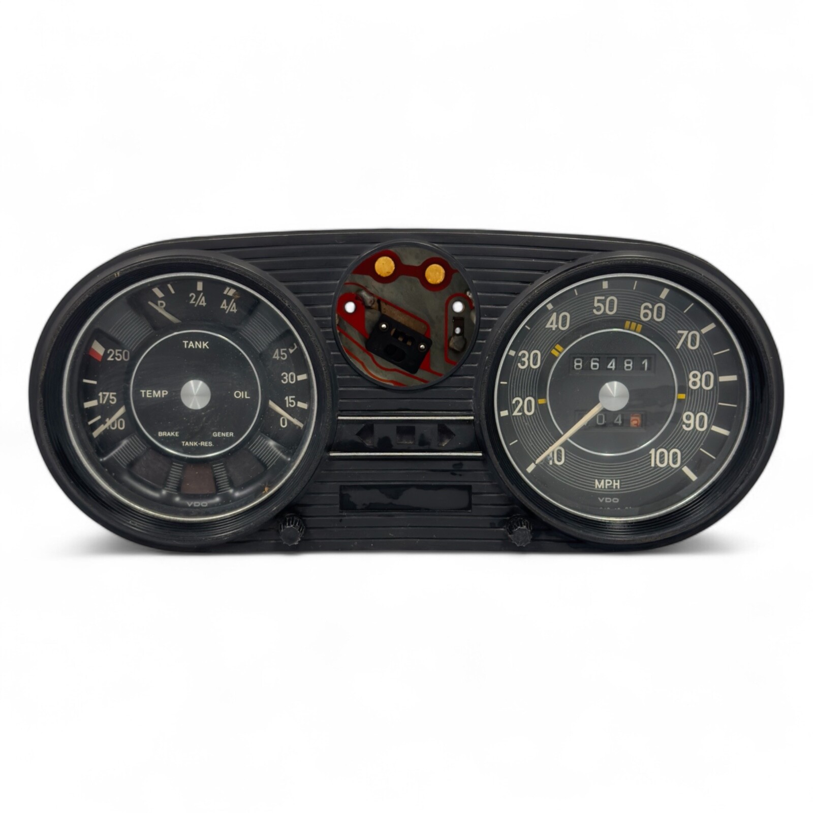 Mercedes Instrument Cluster Vintage 60s - 70s 1155424201 Gauges WORKS Mercedes Instrument Cluster Vintage 60s - 70s 1155424201 Gauges WORKS