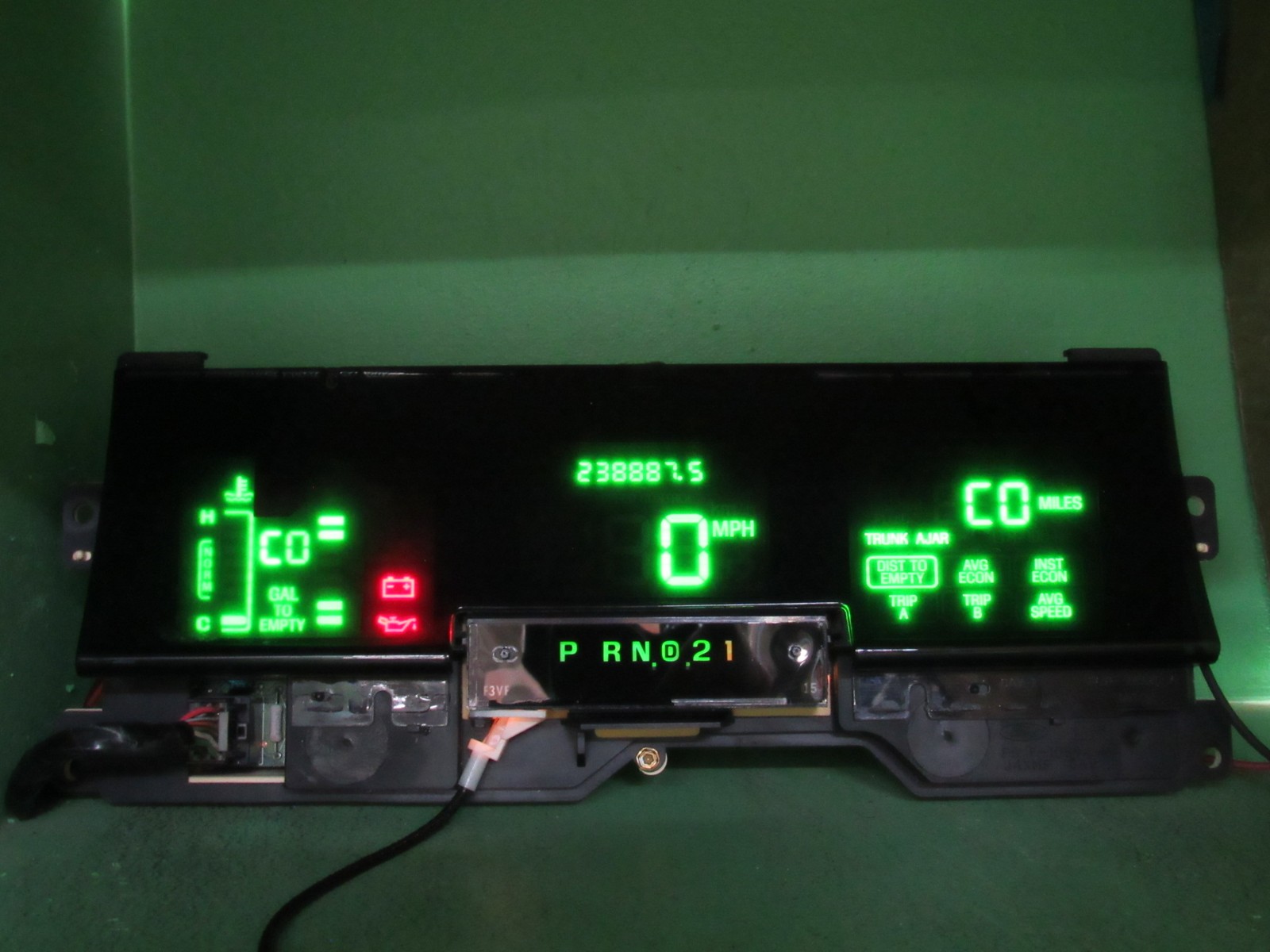 98-99 CROWN VIC GRAND MARQUIS DIGITAL INSTRUMENT GAUGE CLUSTER SPEEDO TESTED 597 98-99 CROWN VIC GRAND MARQUIS DIGITAL INSTRUMENT GAUGE CLUSTER SPEEDO TESTED 597