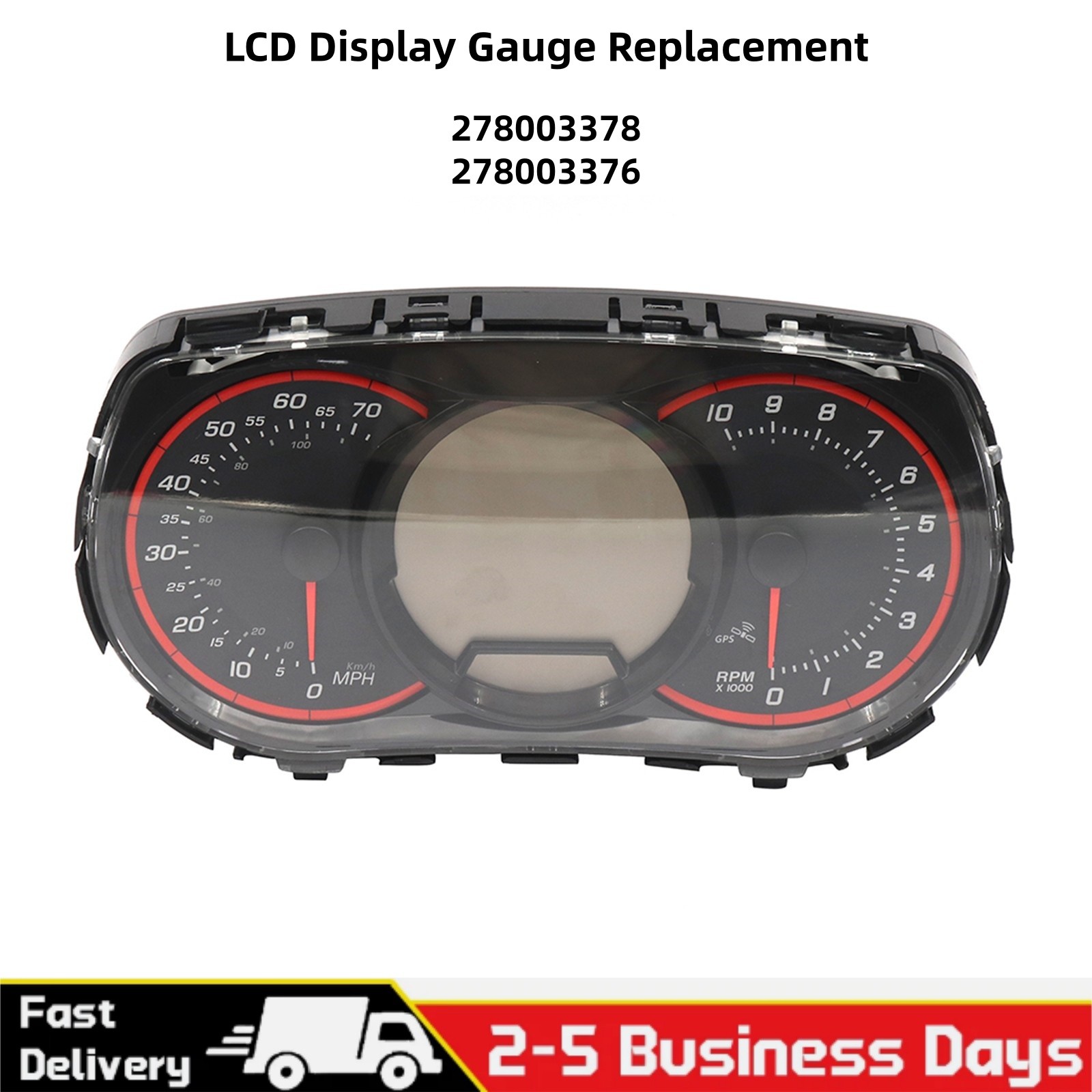 LCD Display Gauge Replacement for Sea-Doo Models 2014-2017 278003378 278003376