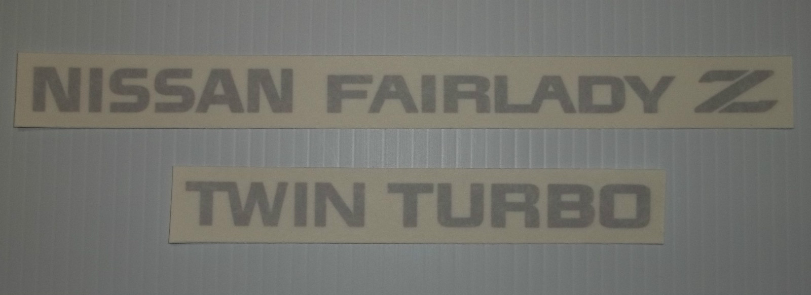 New 1990-1996 Z32 FairLady Z Twin Turbo JDM Rear Badge Decal Set 300ZX TT