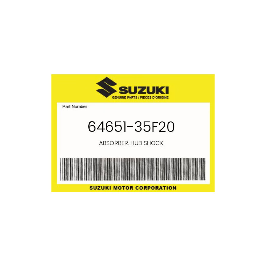 Suzuki Genuine Absorber, Hub Shock - 64651-35F20