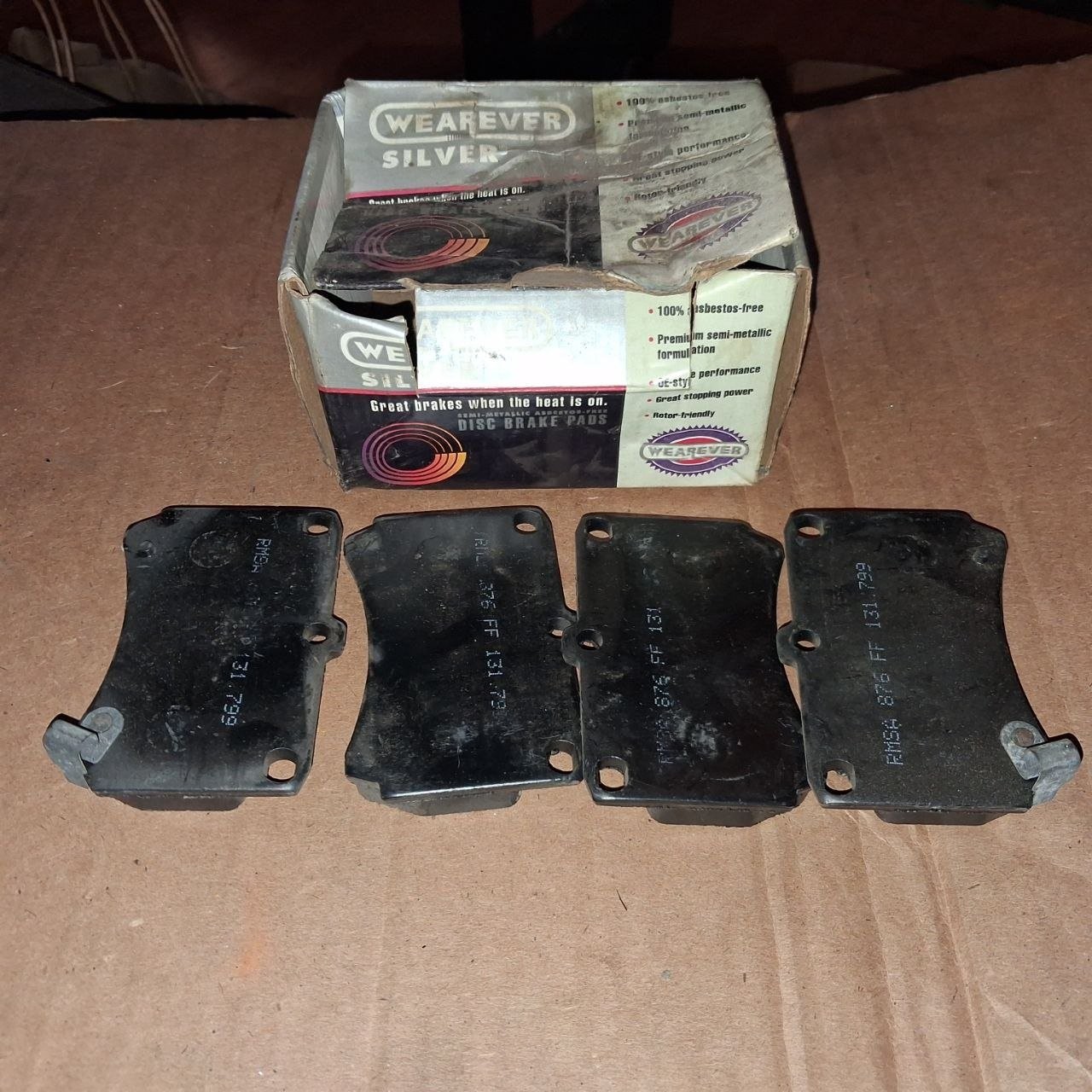 WearEver MKD466 Disc Brake Pads Front Escort Protege 90-98 NOS