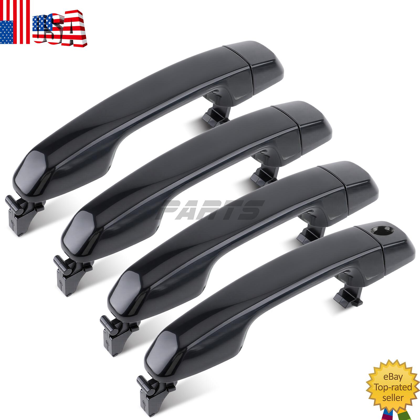 Outside Exterior 4Pcs Set Door Handles For Toyota 4Runner 2010-2018 69211-60090