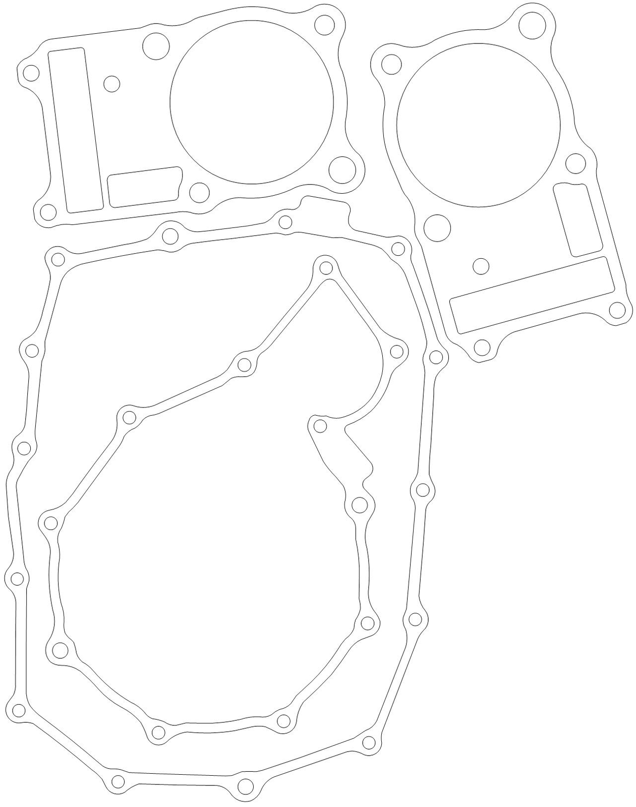 Honda NT650 Gasket SET A Honda NT650 Gasket SET A