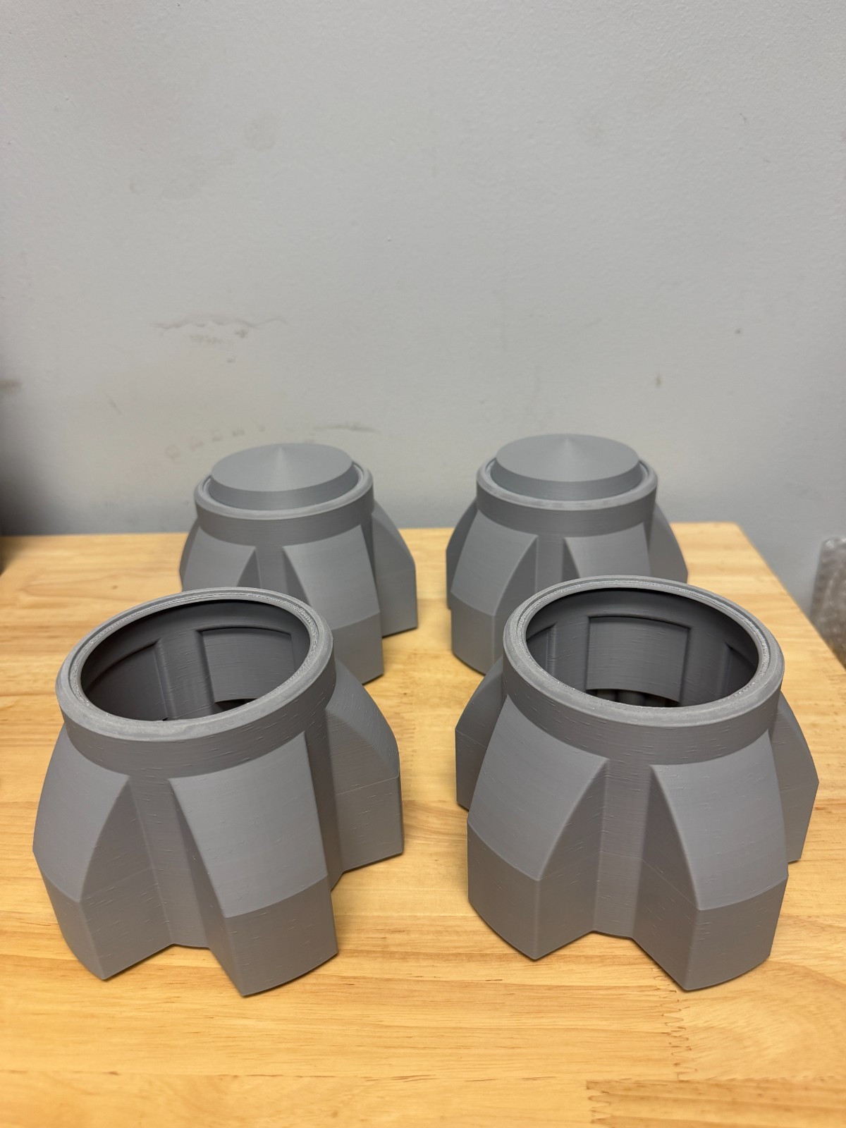 Dodge Ramcharger Turbine Wheel Center Caps 3D Printed Dodge Ramcharger Turbine Wheel Center Caps 3D Printed