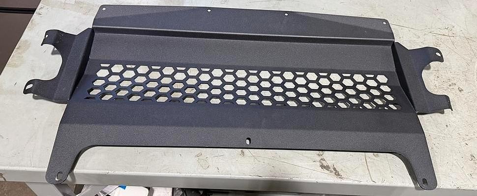 Oil Cooler Skid Plate Underhood Shield For BMW F80 F82 F87 M3 M4 S55 KD4096BK