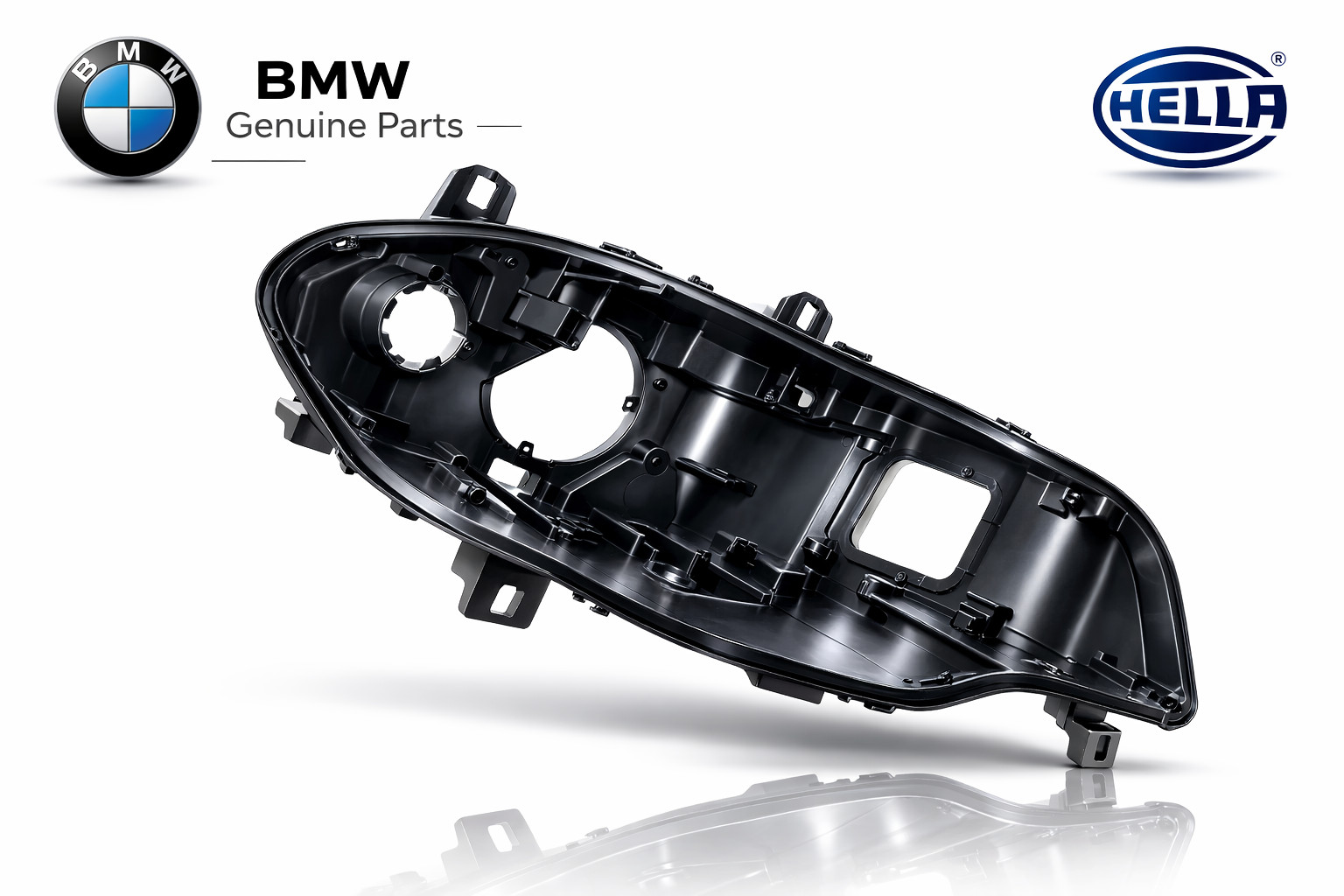 BMW X5 E70 LCI Right Passenger Headlight Housing OEM 2008-2013