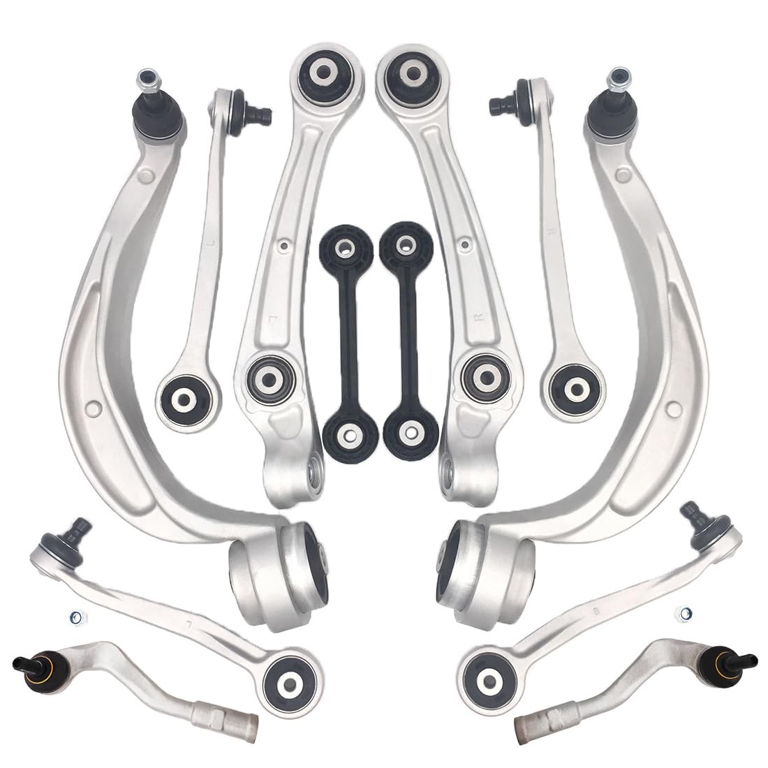 HAWK BROTHER Control Arms 12 PCS Suspension Kit Front Lower Upper HAWK BROTHER Control Arms 12 PCS Suspension Kit Front Lower Upper