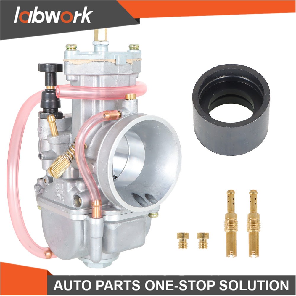 Labwork PWK 34 Carburetor  Air Strike For Suzuki Kawasaki Honda ATV Quad Bike