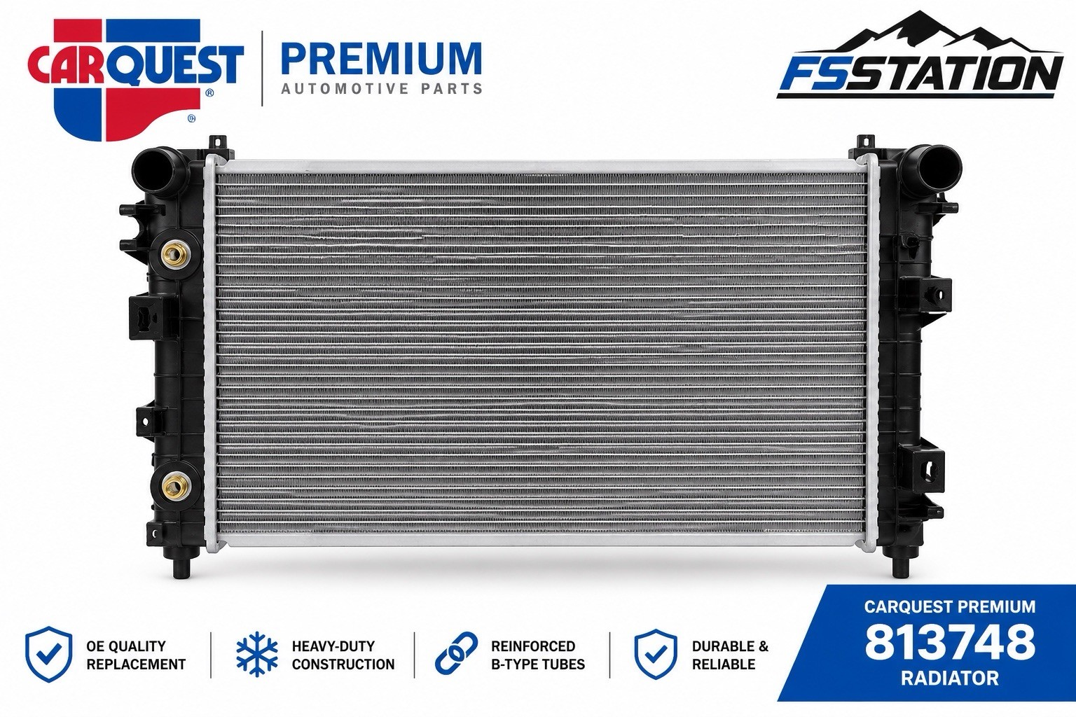 Carquest Premium 813748 Radiator Subaru Impreza Crosstrek 2017-2024