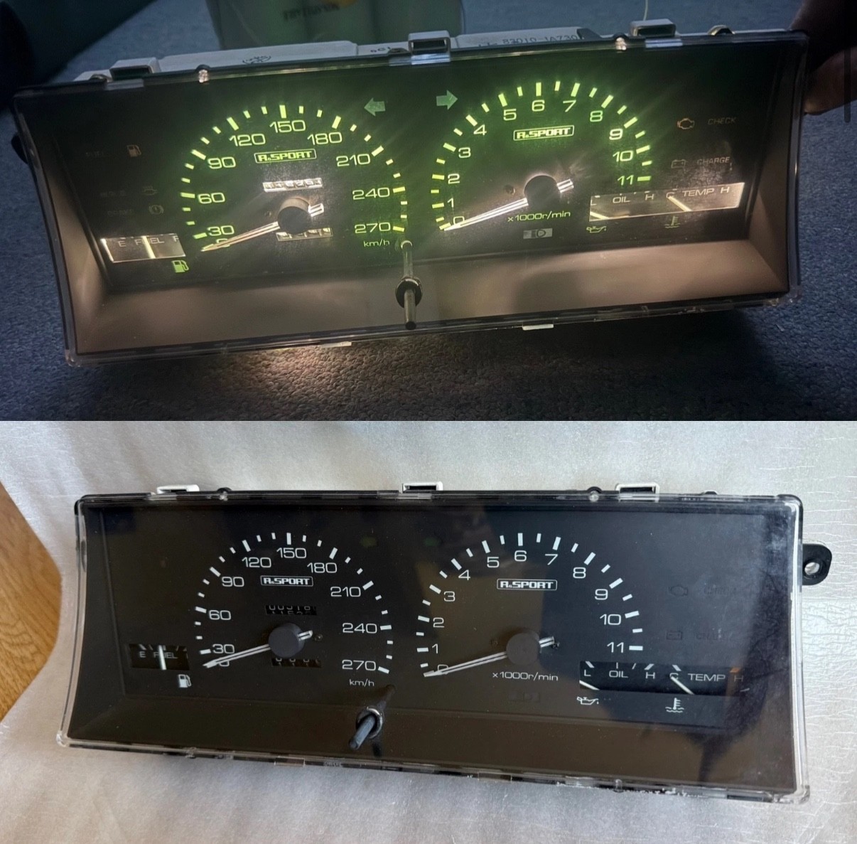 RS SPORT CLUSTER FOR Corolla AE86 LEVIN SPRINTER TRUENO RARE TRD TOM’S 4A-GE 80s