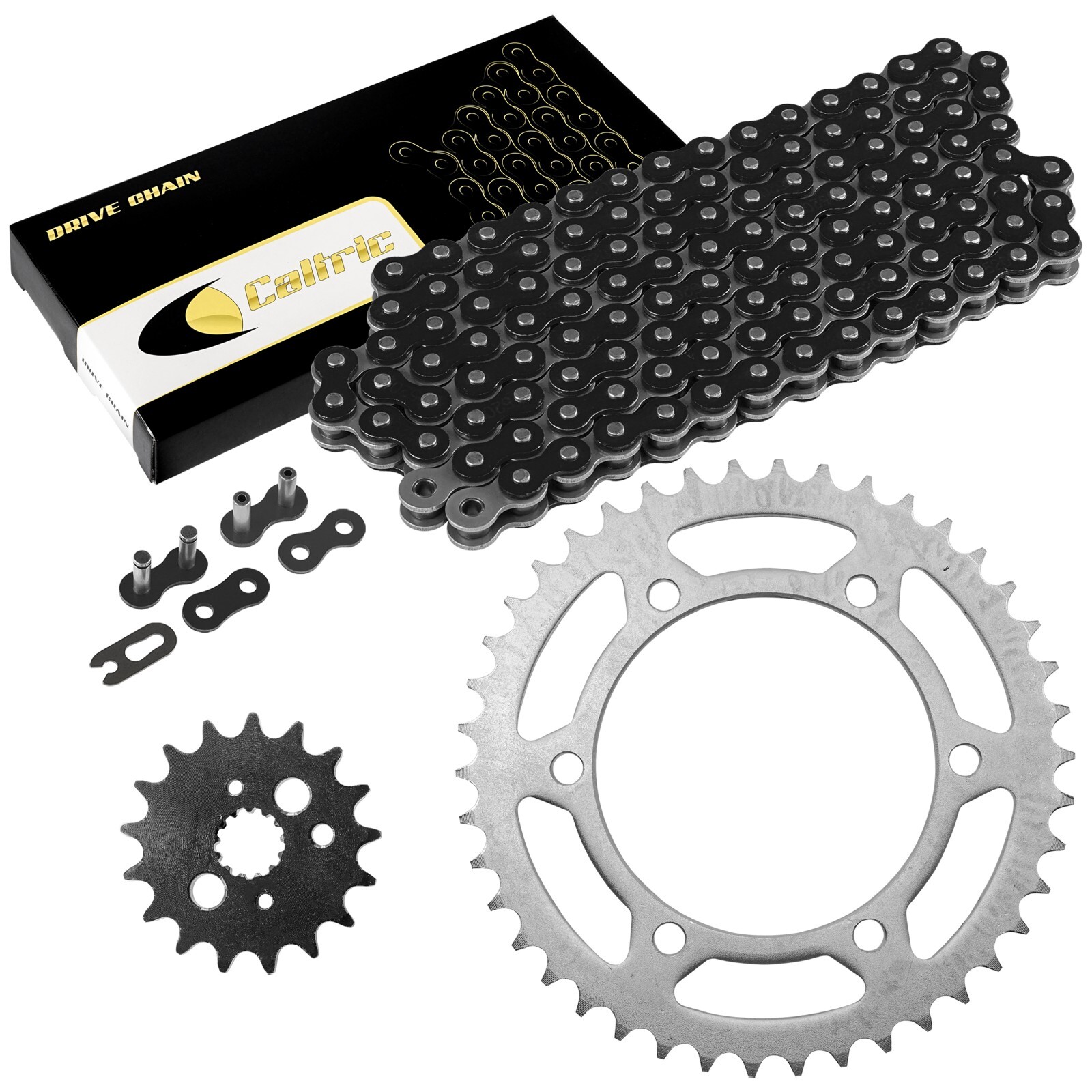 Black Drive Chain And Sprocket Kit for Kawasaki Vulcan 800 VN800 1996-2005 Black Drive Chain And Sprocket Kit for Kawasaki Vulcan 800 VN800 1996-2005