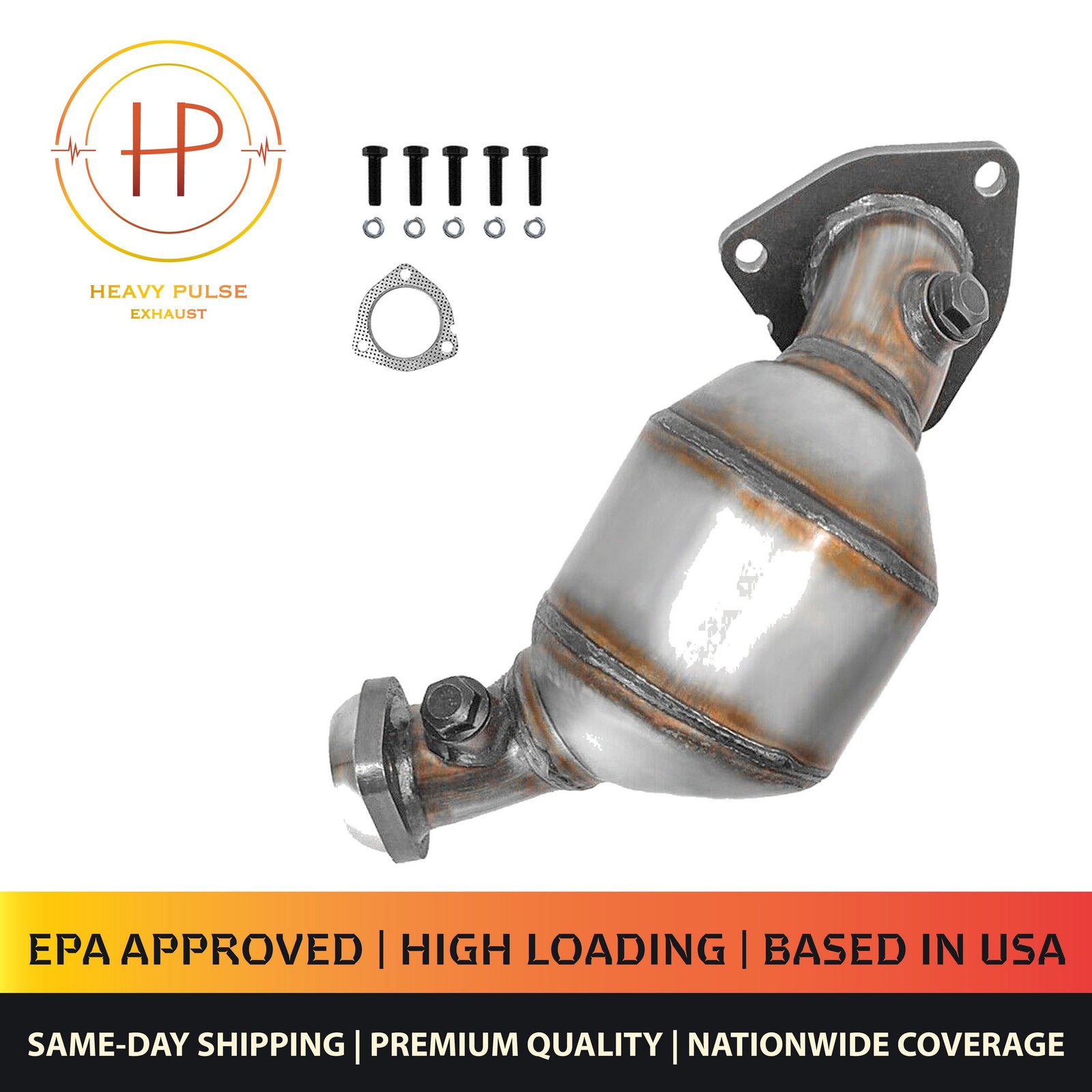 Front Left Catalytic Converter for 2010-2013 Lincoln MKS EcoBoost Turbo 3.5L V6
