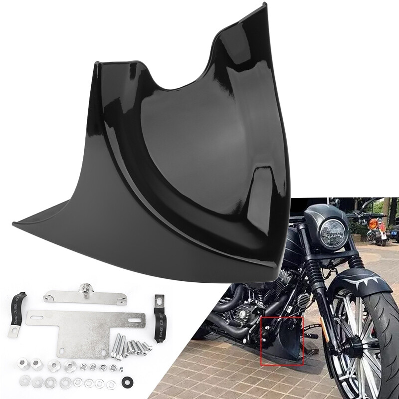 Chin Fairing Front Spoiler Mudguard Cover For Harley Road Glide Dyna Softail