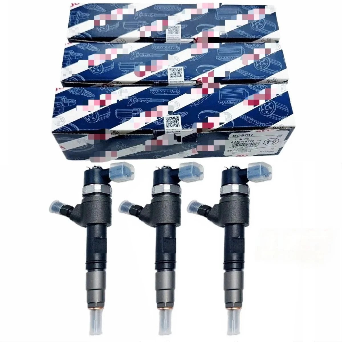 3PCS 0445110777 Bosch Fuel Injector 1J801-53052 For Kubota V2403 Engine KX040-4