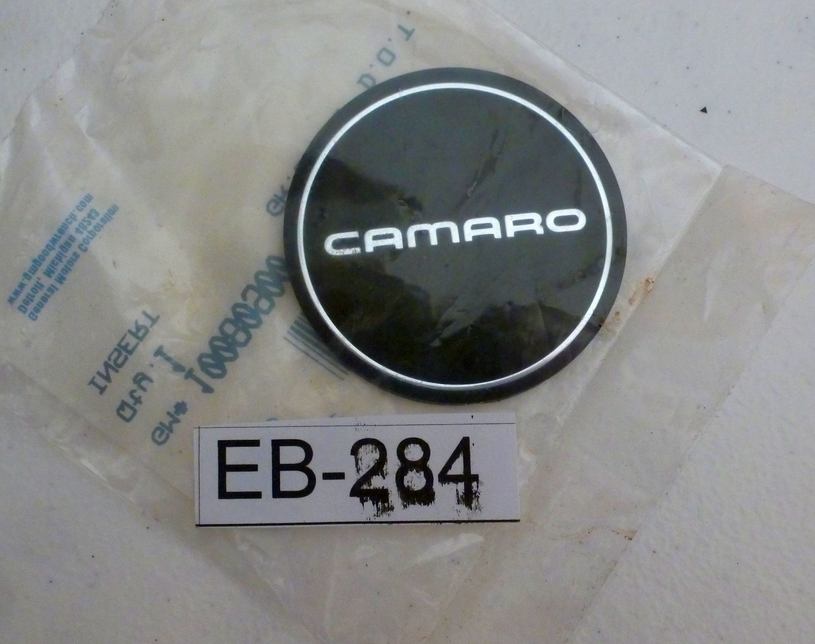 Chevy Camaro Wheel Center Cap Insert 82-92 NOS OEM 10080900 EB284 *FREE SHIPPING