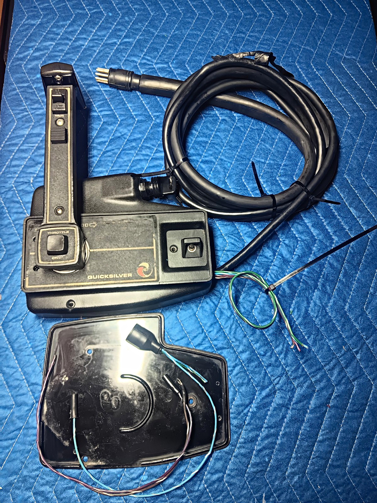 Mercury Quicksilver Side Mount Control Box with 15ft Harness 89892