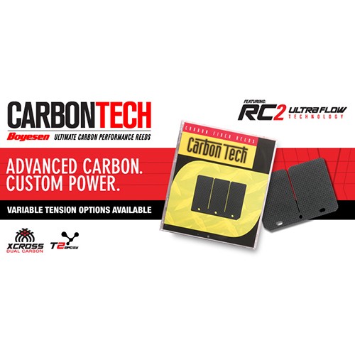 Boyesen Carbon Tech Reed Petals - Medium Tension 207MT Boyesen Carbon Tech Reed Petals - Medium Tension 207MT