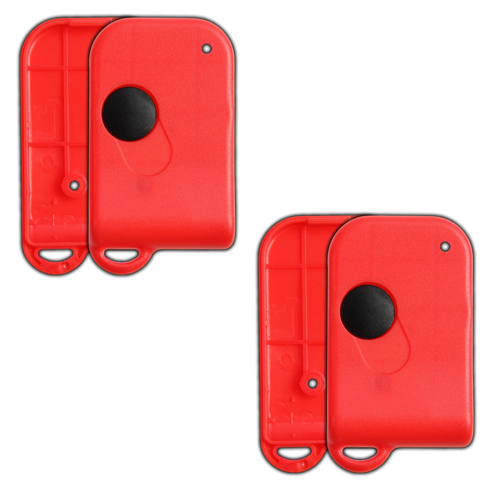 2 For Red Ferrari 360 456 GT GTA M Porsche Remote Key Fob Shell Case Cover 2 For Red Ferrari 360 456 GT GTA M Porsche Remote Key Fob Shell Case Cover