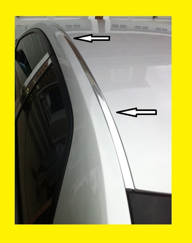 2015-2018 SUBARU LEGACY CHROME ROOF TOP TRIM MOLDING KIT By Automotive Authority