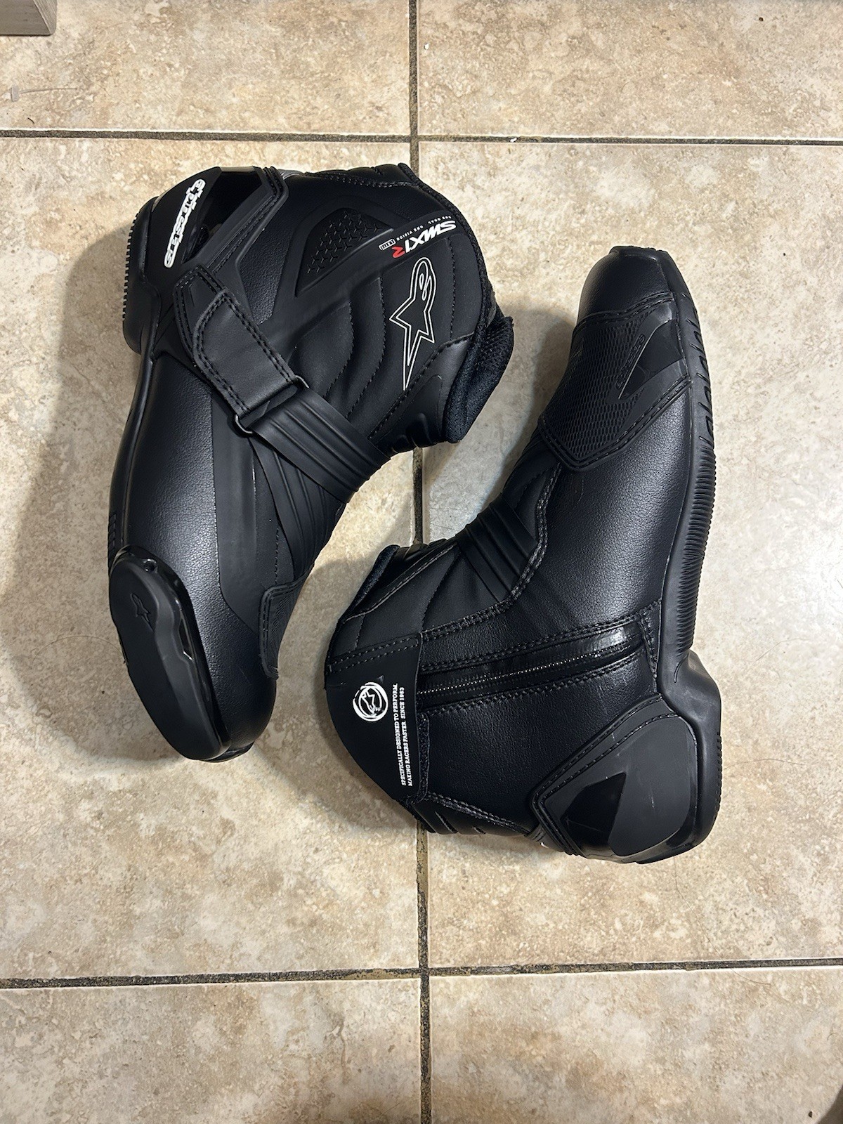 Alpinestars SMX-1R V2 All Black Motorcycle Boots Men’s Size 8 Alpinestars SMX-1R V2 All Black Motorcycle Boots Men’s Size 8