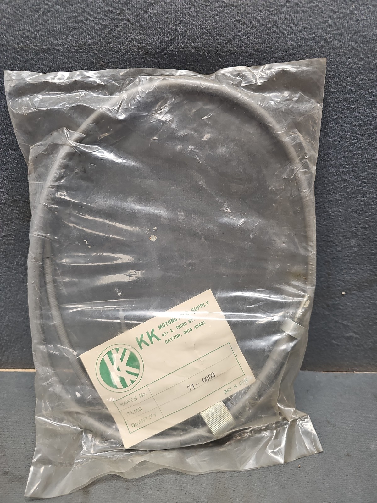 NOS HONDA SPEEDOMETER CABLE GRAY CB450 CL450 44830-292-030 KK SUPPLY