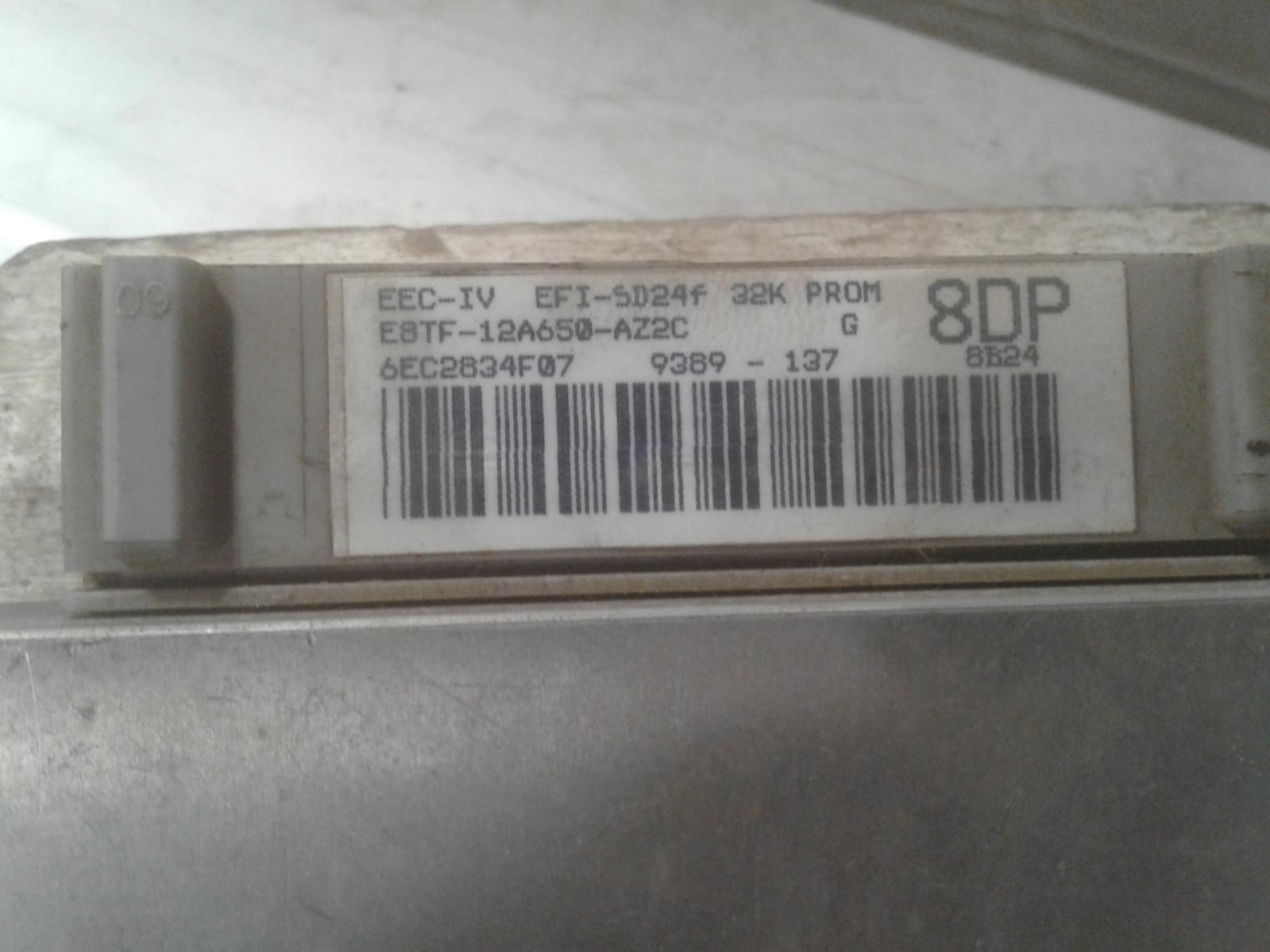 Used Engine Control Module (ECM) fits: 1988 Mercury Topaz Electronic Control Mod
