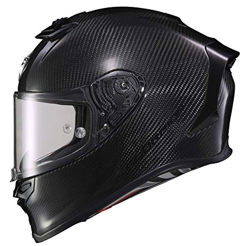 Scorpion EXO R1 Air Carbon Full Face Motorcycle Helmet Gloss Black Size Small