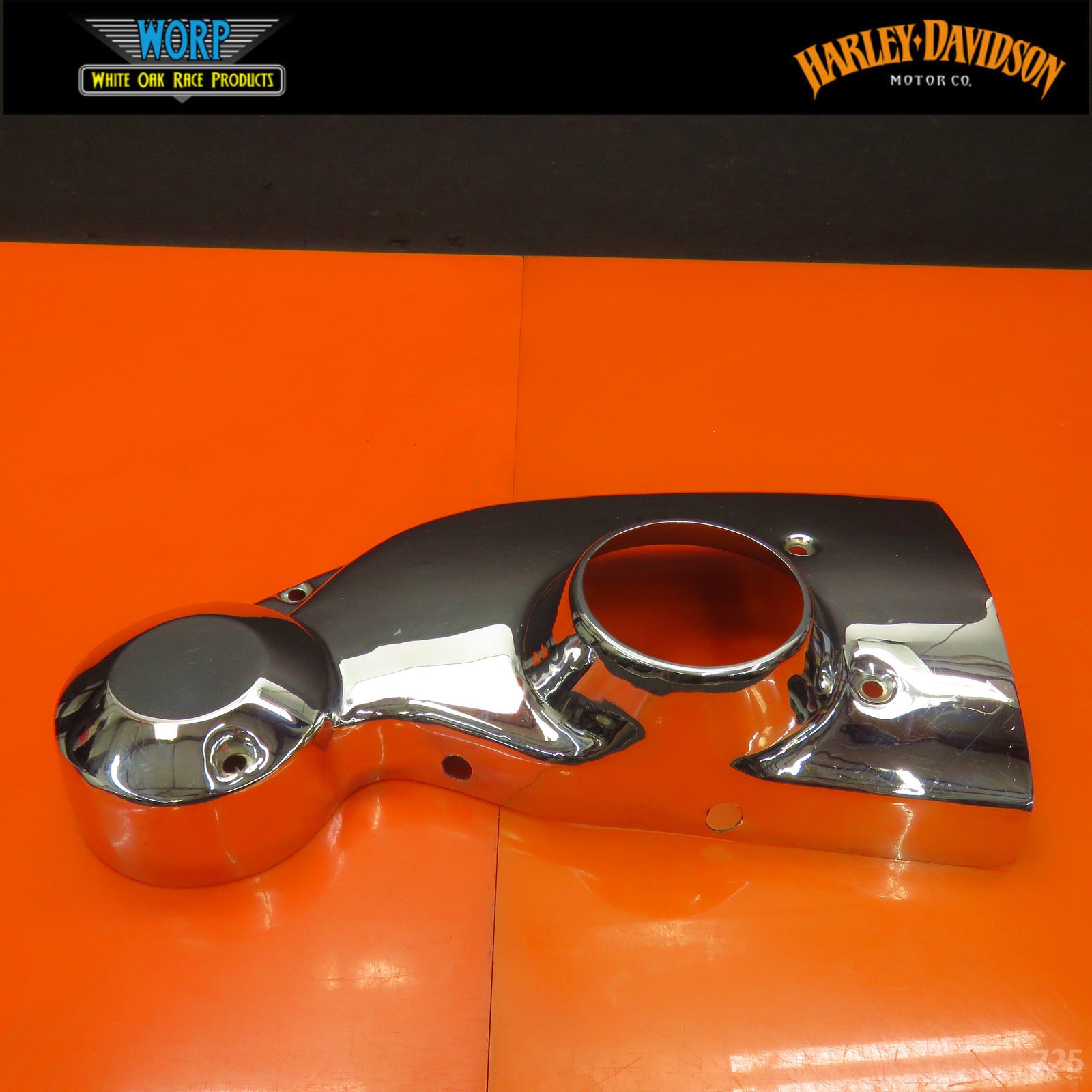 V TWIN CUSTOMS 04-16 HARLEY-DAVIDSON SPORTSTER CHROME GEAR CASE COVER PANEL 