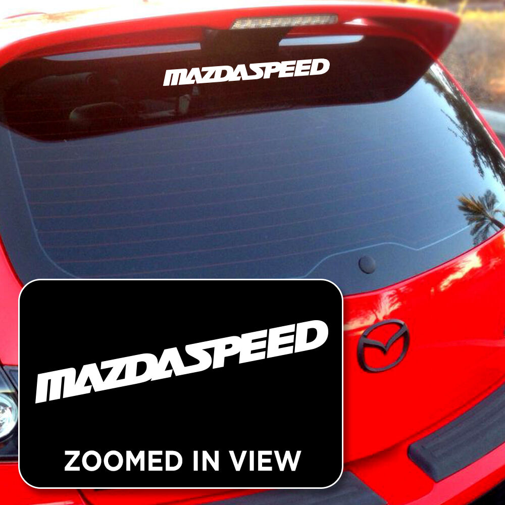 Mazdaspeed Sticker Decal Mazda 3 6 P Vinyl Decal Sticker Window Car/ipad laptop 