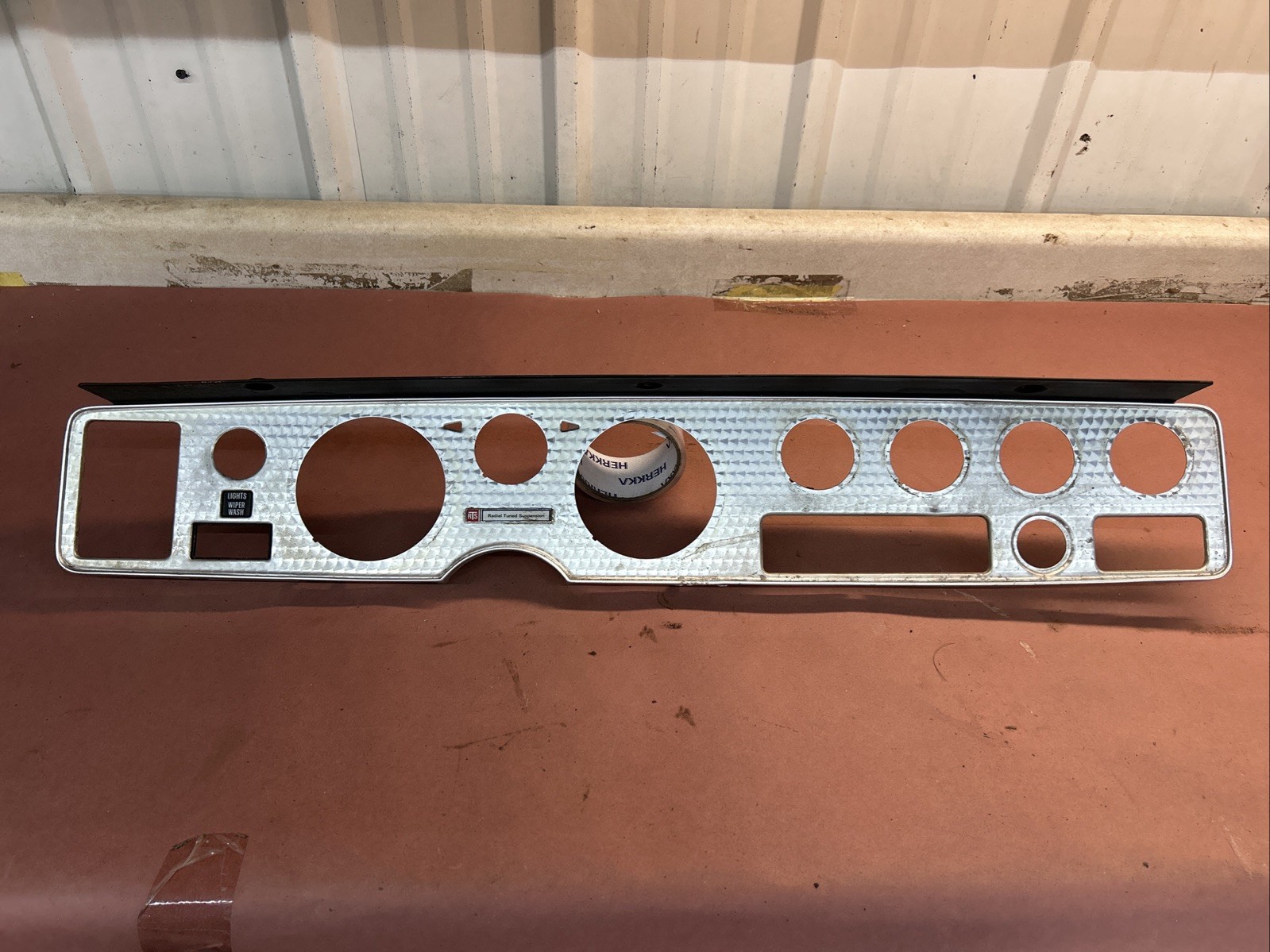 1975-79 Pontiac Trans Am Dash Aluminum Spun Machined Polished Bezel Ralley A/C 1975-79 Pontiac Trans Am Dash Aluminum Spun Machined Polished Bezel Ralley A/C