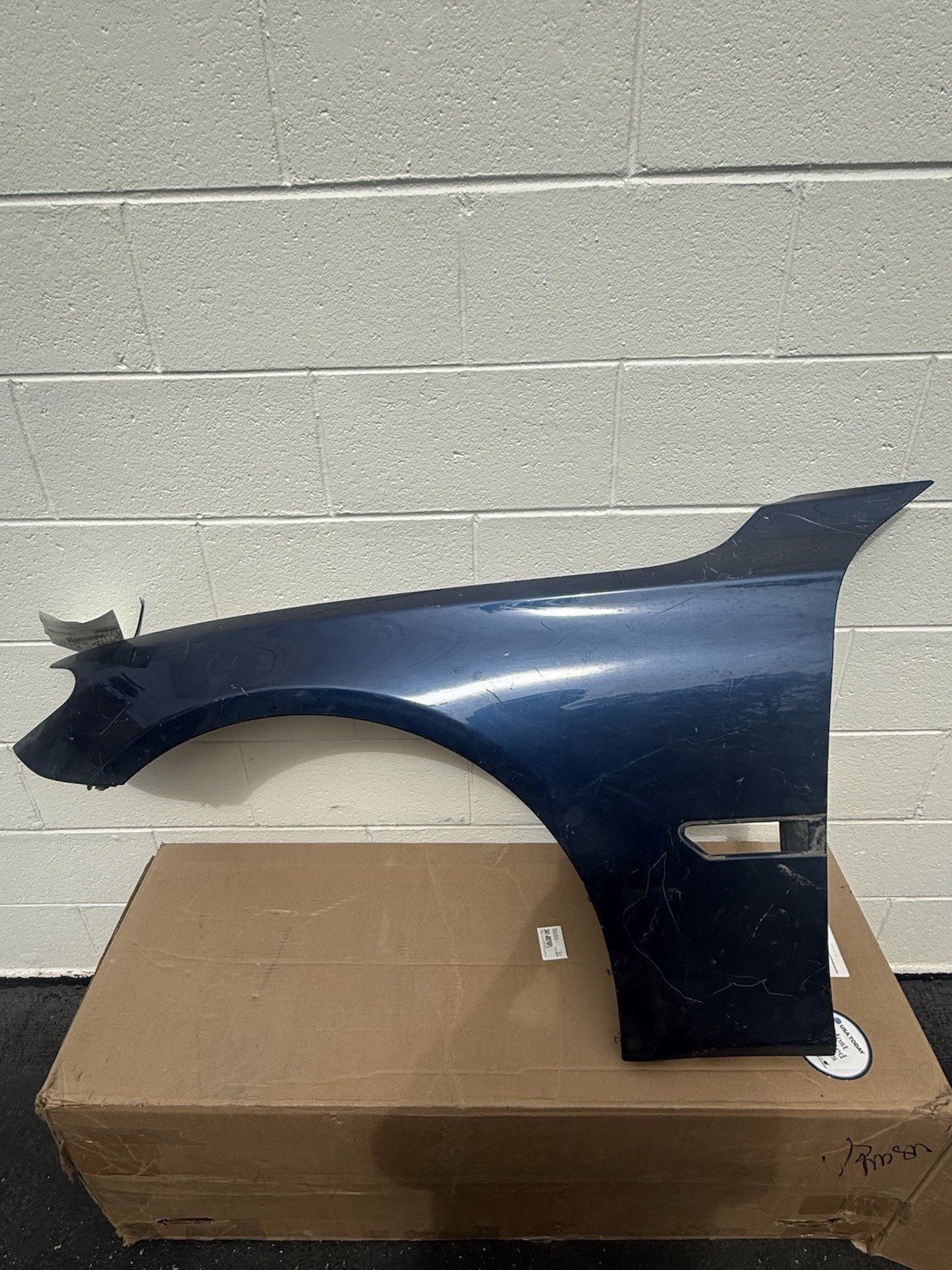 2009-2015 BMW 750i 750Li Front Left Driver Side Fender Panel Blue F01 F02