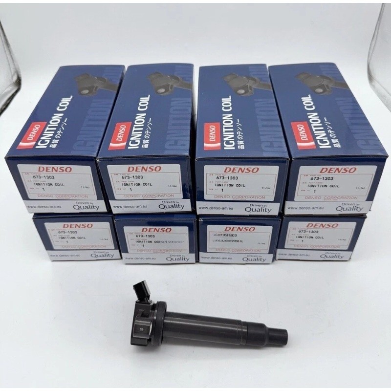 8PC NEW 90919-02230 Denso Ignition Coils Denso for Tundra 4.7L V8 673-1303