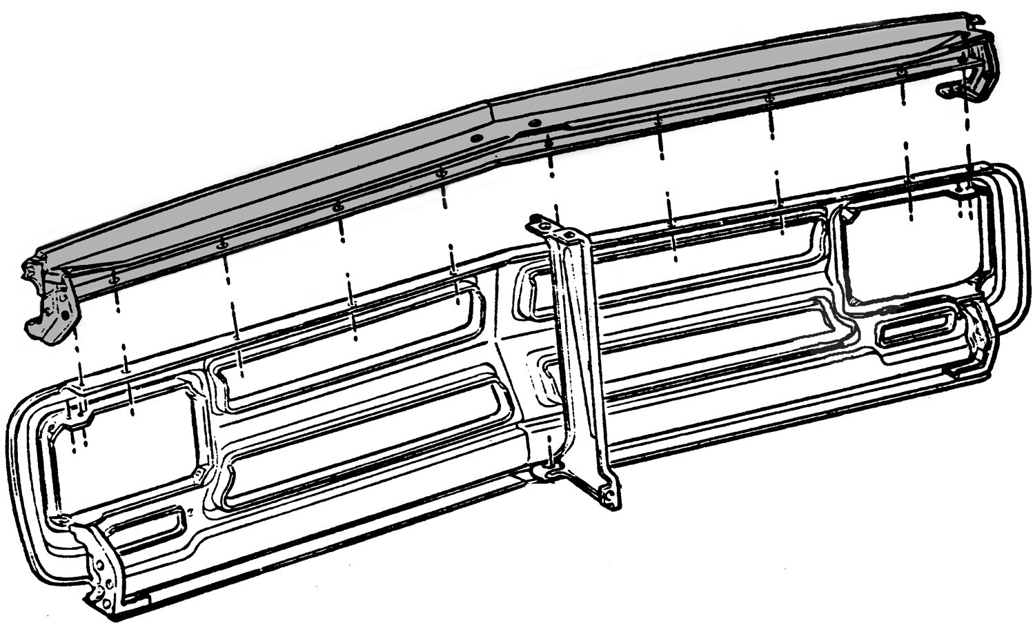 1969 1970 1971 1972 GMC TRUCK TOP GRILL BAR CHROME 1/2 3/4 & 1 TON 69-80000-UGMC 1969 1970 1971 1972 GMC TRUCK TOP GRILL BAR CHROME 1/2 3/4 & 1 TON 69-80000-UGMC