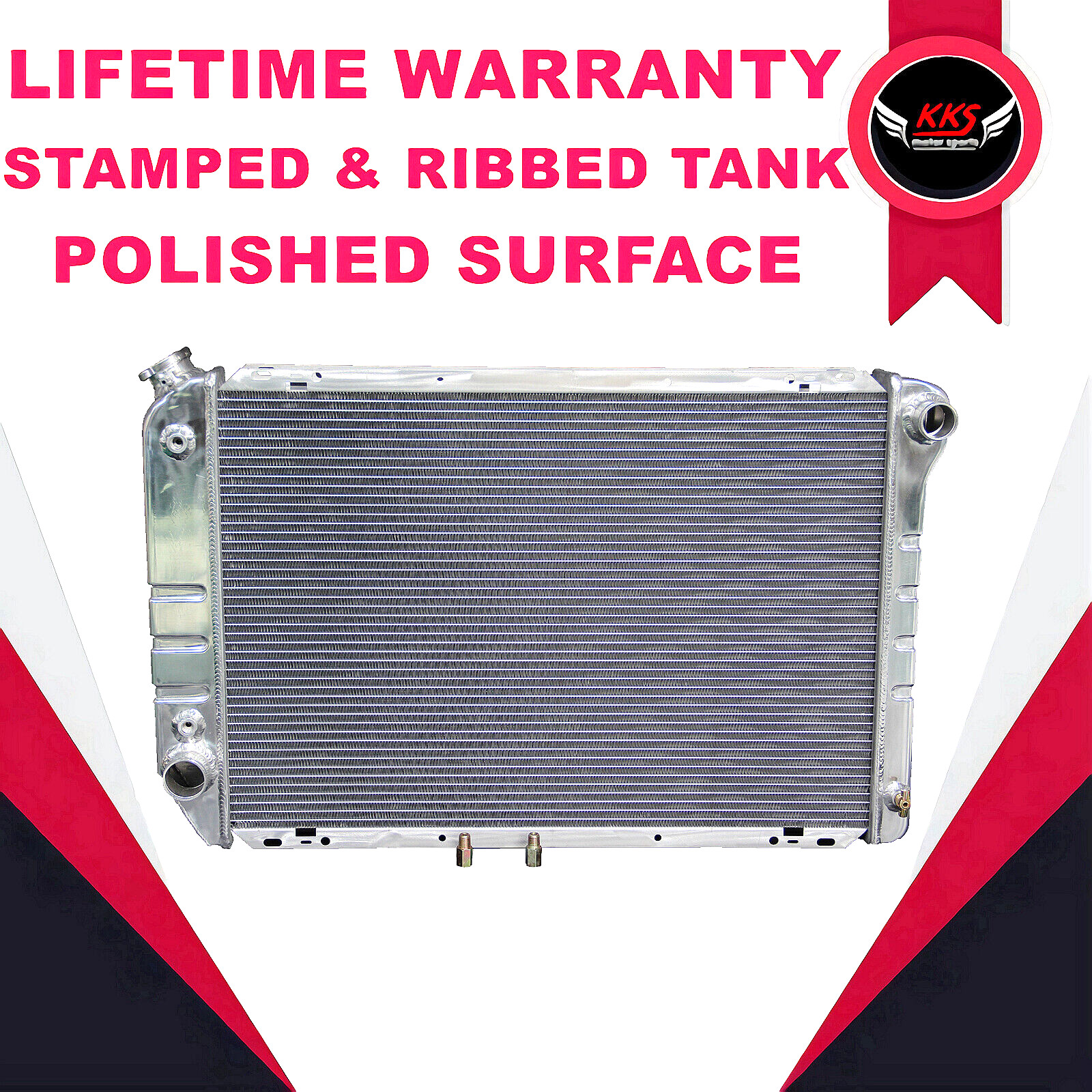 KKS 3 ROW ALUMINUM RADIATOR FIT 80-84 FORD F100 F150 F250 F350 BRONCO 5.0 5.8 V8 KKS 3 ROW ALUMINUM RADIATOR FIT 80-84 FORD F100 F150 F250 F350 BRONCO 5.0 5.8 V8
