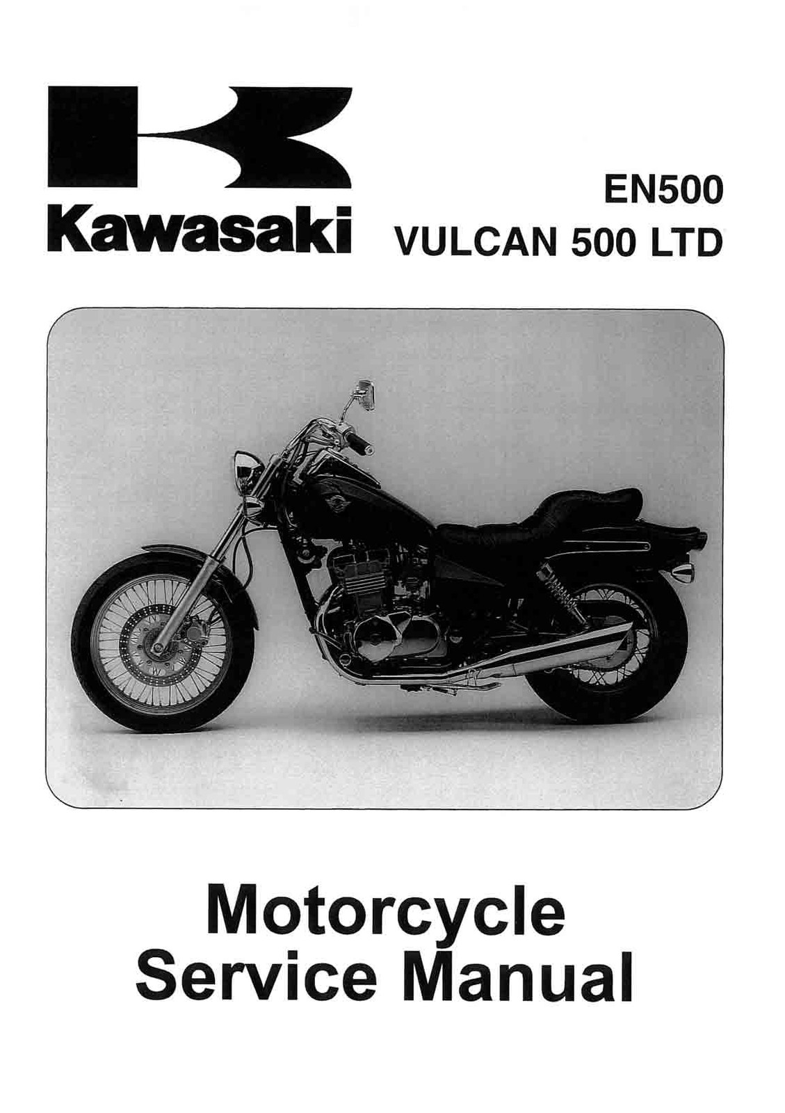1996-2005 Kawasaki EN500 Vulcan 500 LTD Service Shop Repair Manual 1996-2005 Kawasaki EN500 Vulcan 500 LTD Service Shop Repair Manual