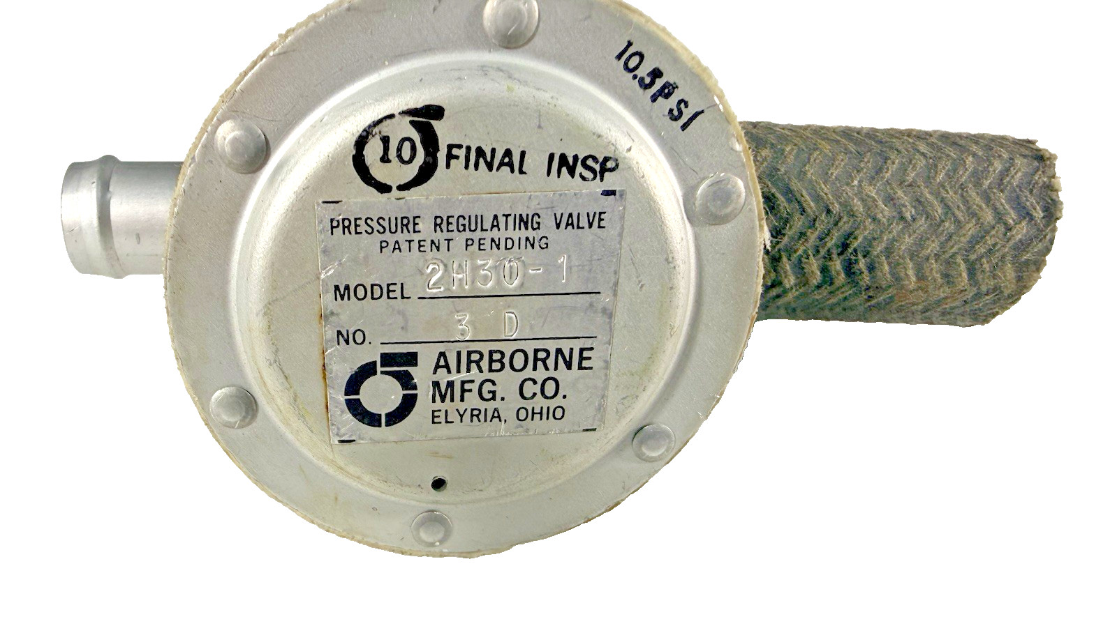 Airborne 2H30-1 Aircraft Vacuum Regulator Piper 492-242 PA31 Beechcraft NEW Airborne 2H30-1 Aircraft Vacuum Regulator Piper 492-242 PA31 Beechcraft NEW