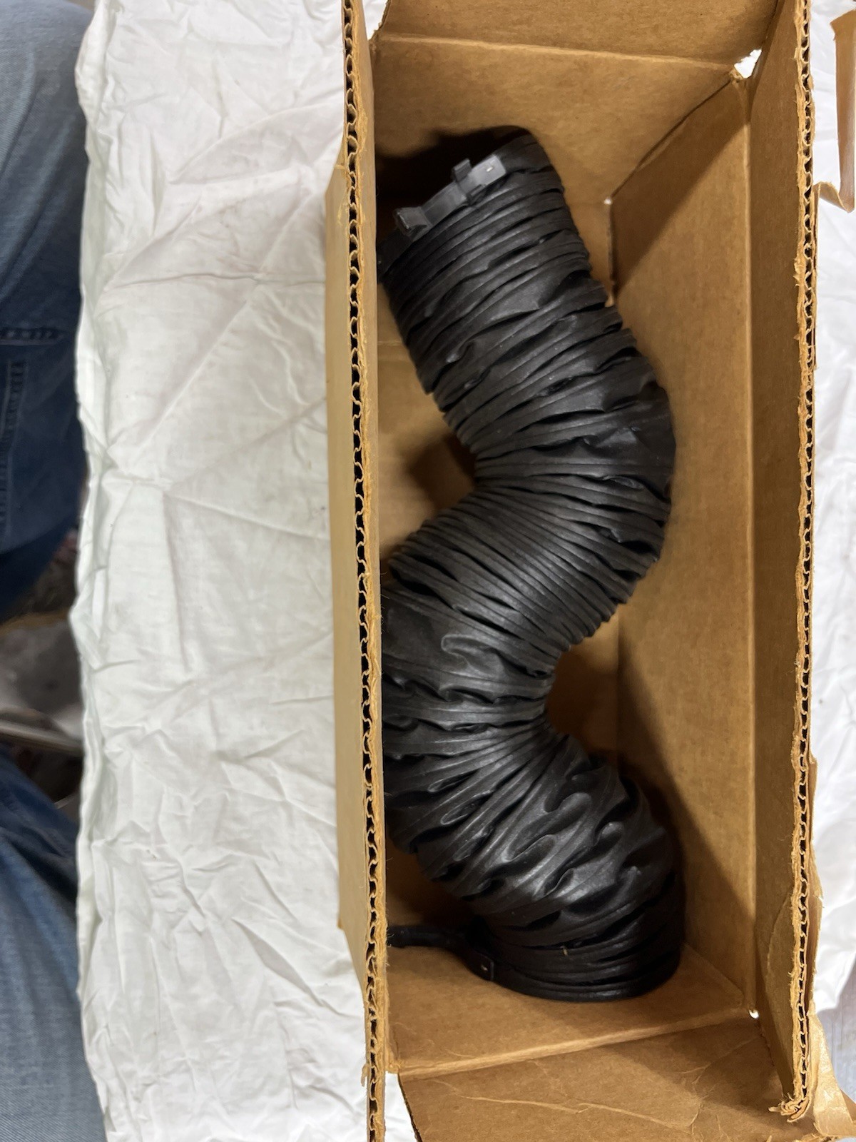 NOS Vintage GM Carburetor Fresh Air Intake Duct Hose 3-1/8 NOS Vintage GM Carburetor Fresh Air Intake Duct Hose 3-1/8