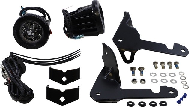 CIRO TAC-10 Bracket Mount LED Light Cannons Black #45009 Harley Davidson