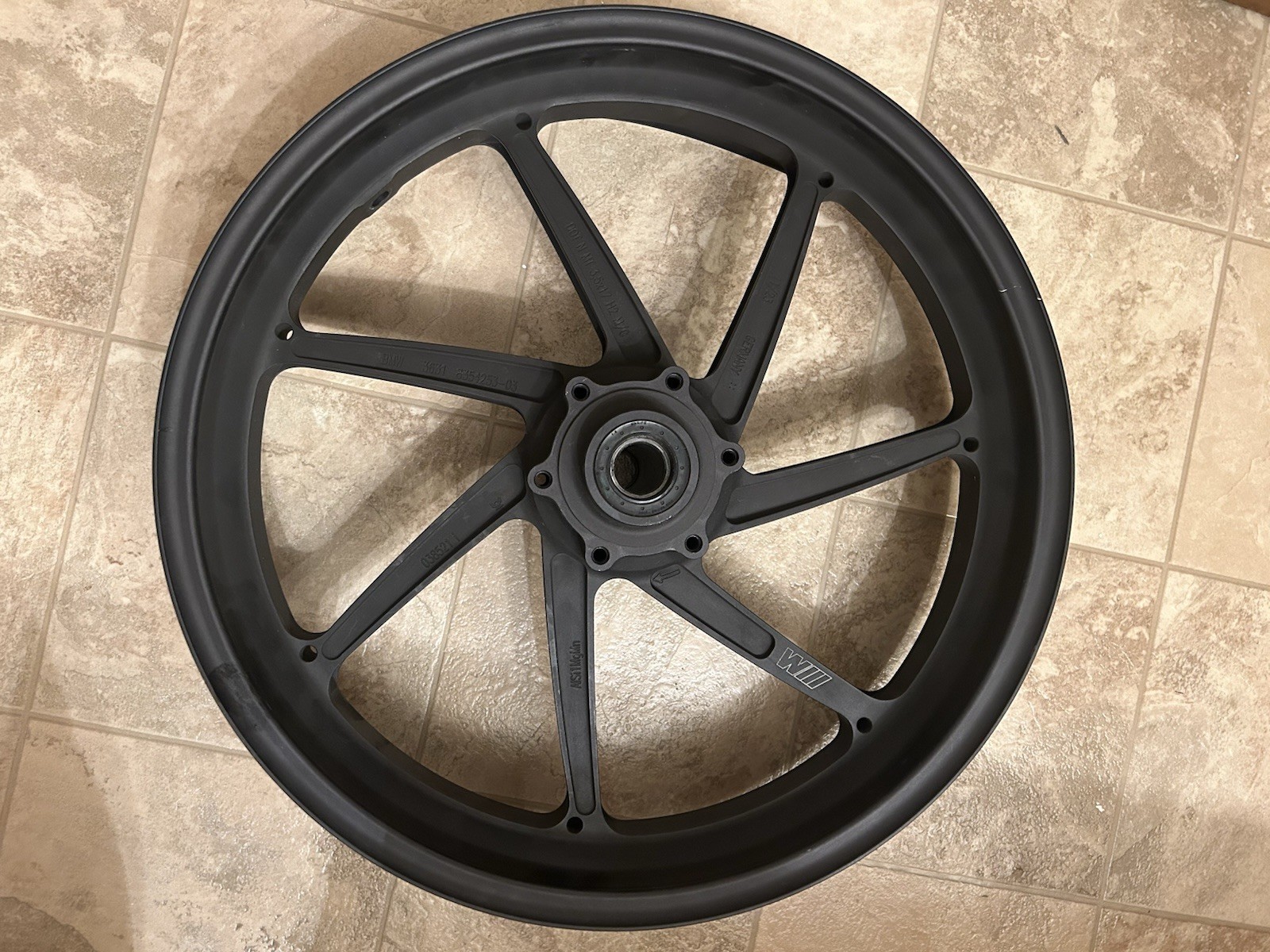 2019-2026 BMW S1000RR S1000 OEM Front Rim Wheel Forged M Package 2019-2026 BMW S1000RR S1000 OEM Front Rim Wheel Forged M Package
