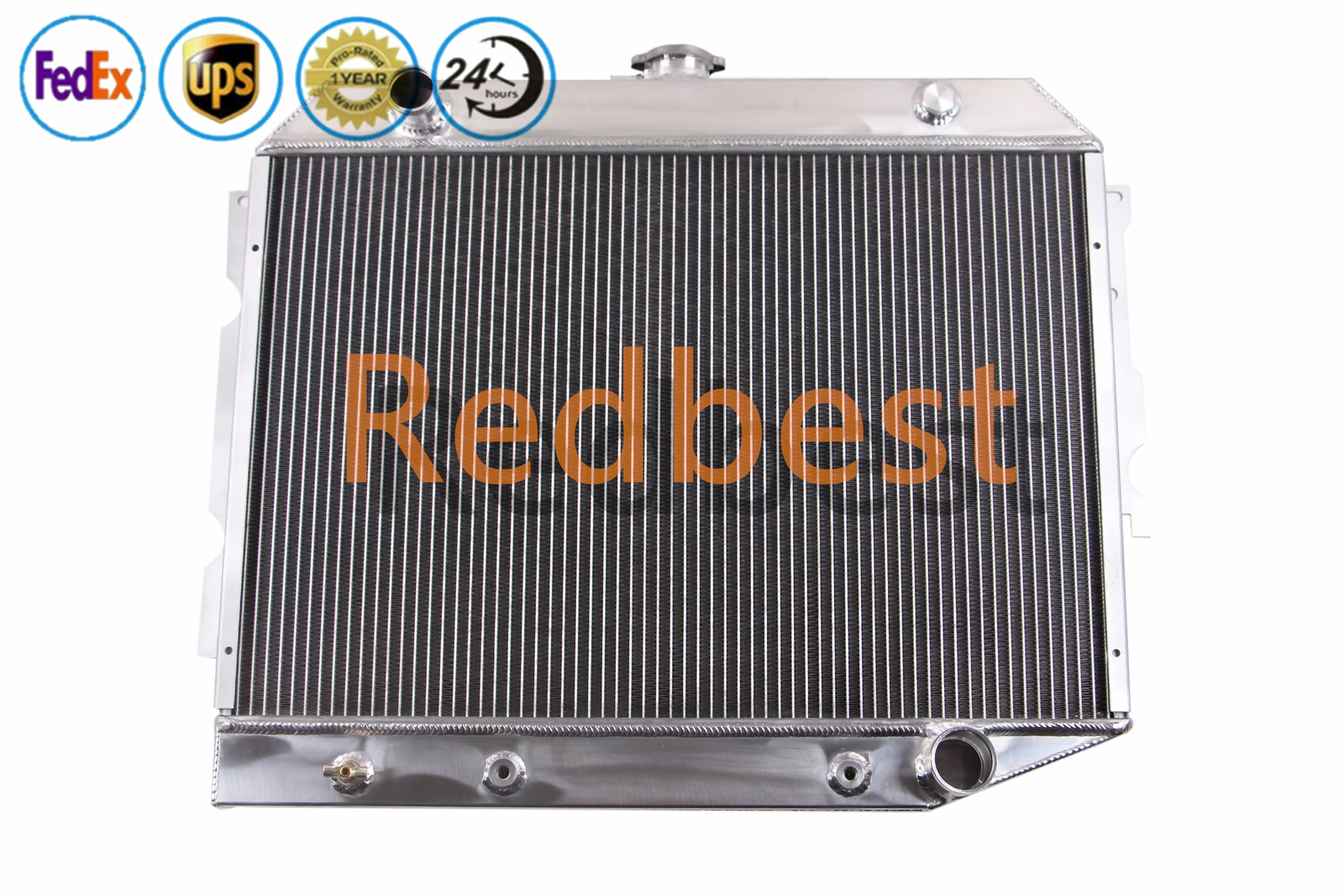3 Row Alu Radiator Fits 1968-1974 72 Plymouth Barracuda Cuda Fury SBC 5.6L 26