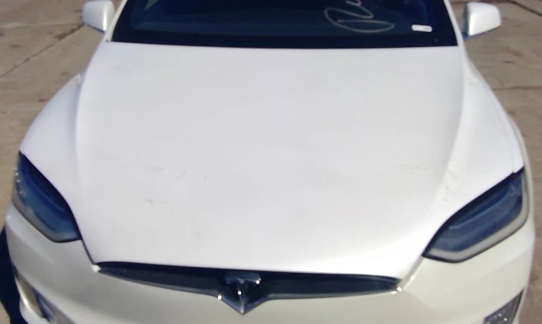 2016-2020 Tesla Model X Hood Panel Frunk Assembly PPSW Pearl White OE