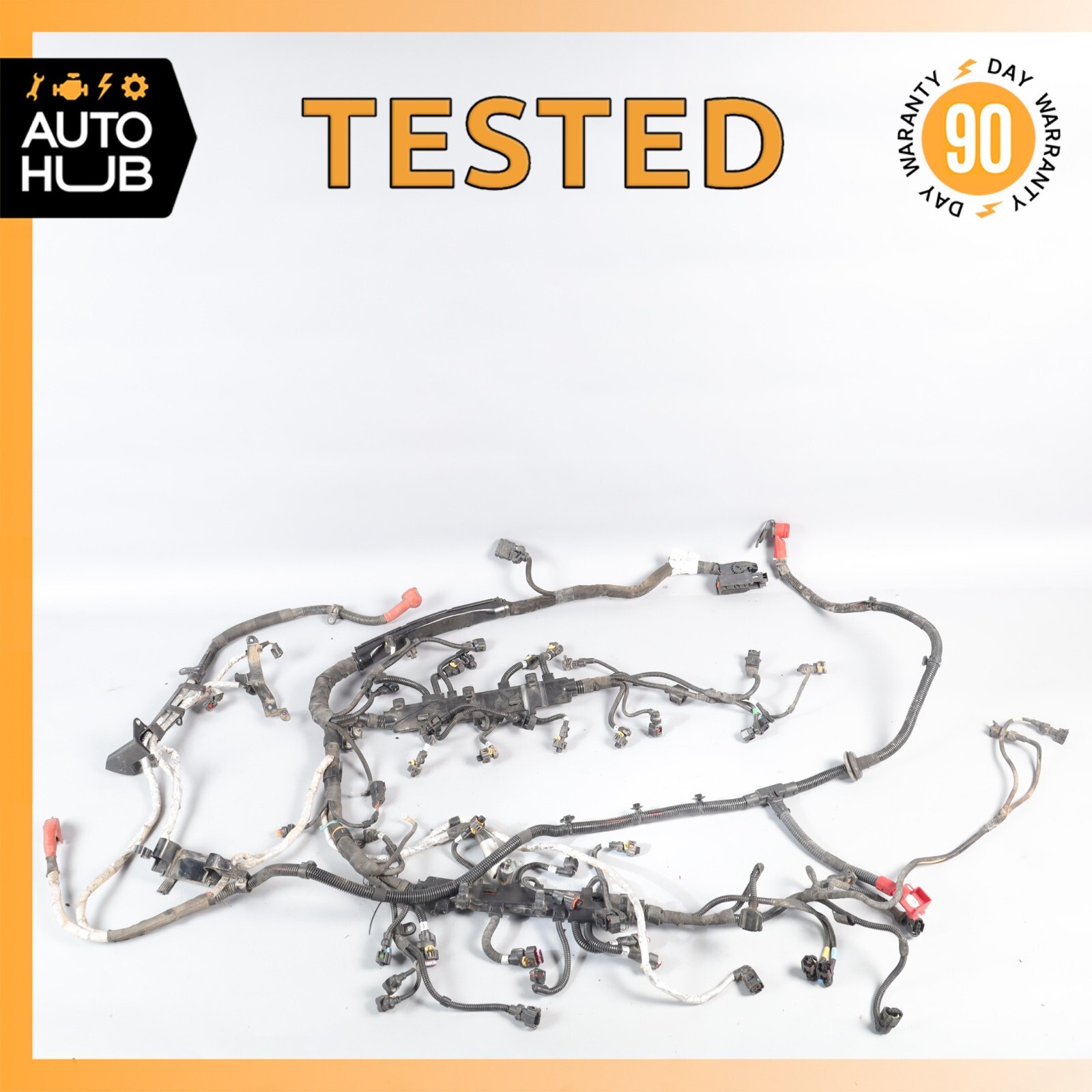 14-15 Maserati Quattroporte M156 GTS 3.8L Engine Motor Wiring Wire Harness OEM