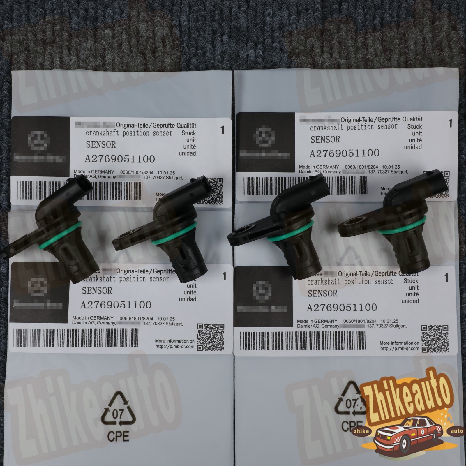 4 Pcs Engine Intake & Exhaust Camshaft Position Sensor For Mercedes-Benz