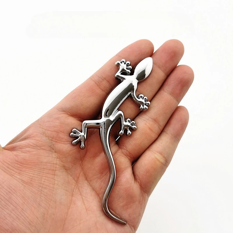3D Metal Gecko Lizard Car Emblem Badge Decorative Sticker Universal Rear Trunk D 3D Metal Gecko Lizard Car Emblem Badge Decorative Sticker Universal Rear Trunk D