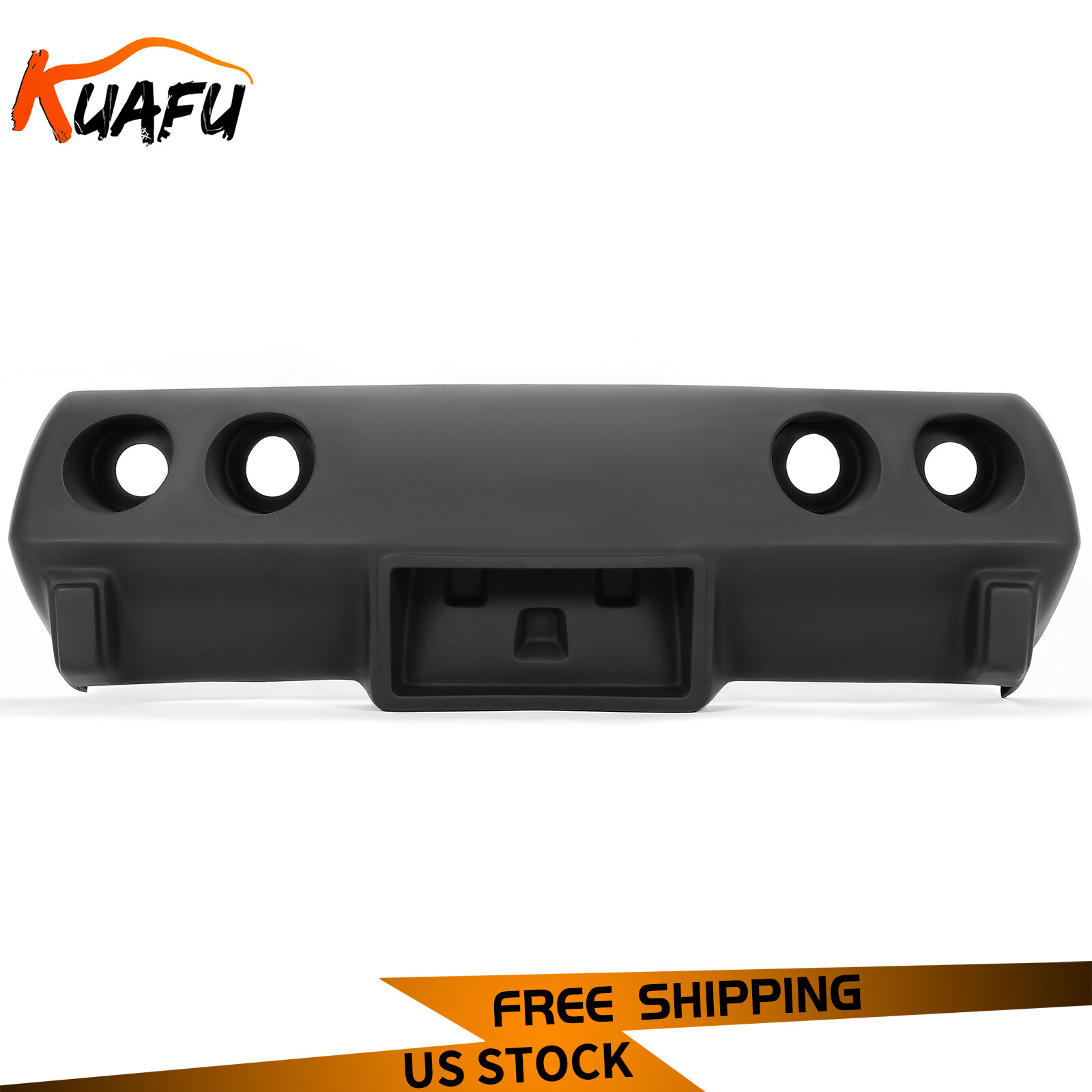 KUAFU Rear Bumper For C3 CORVETTE 1975 75 Primer Black Fiberglass