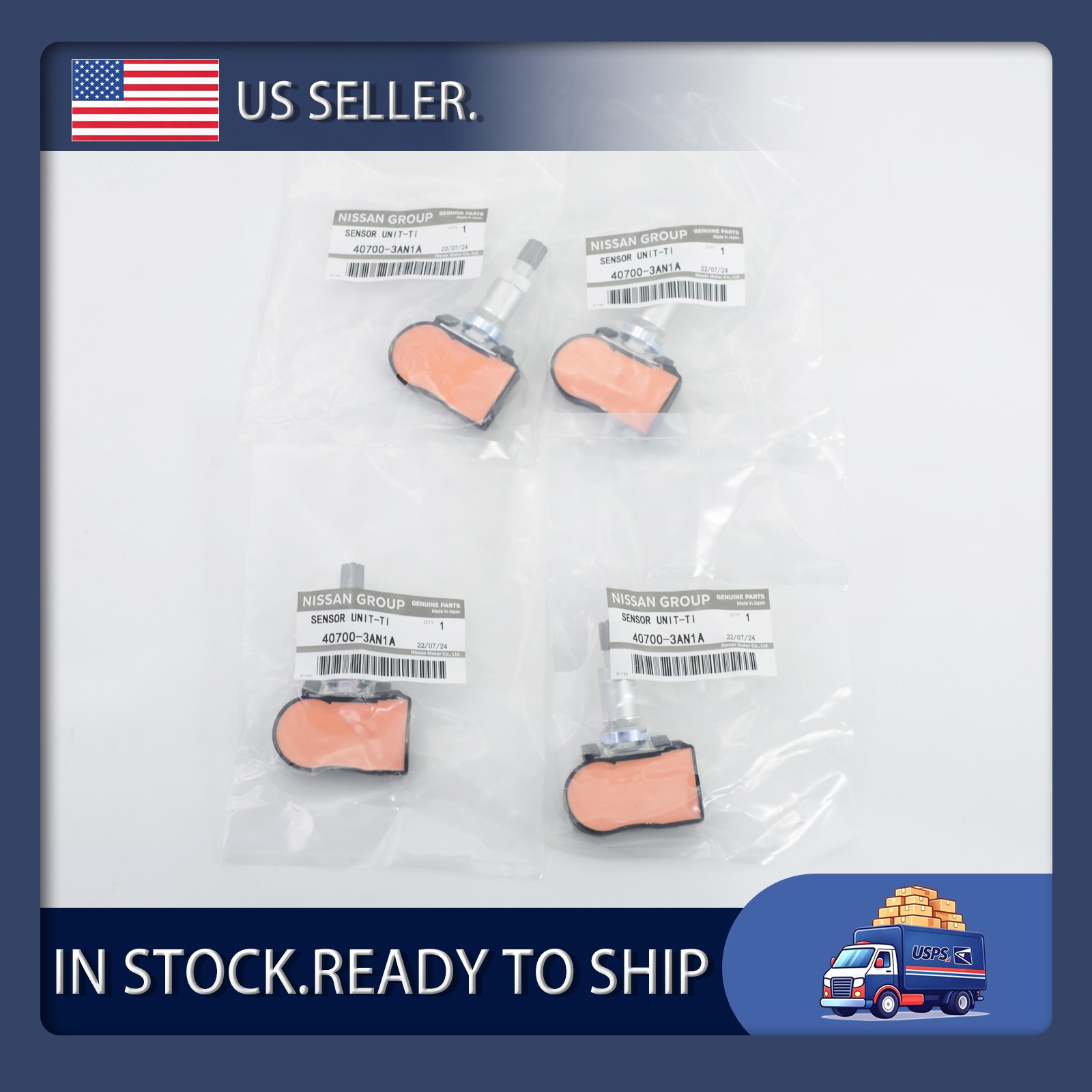 Set(4)  original TPMS For Nissan Leaf Sentra Versa 2012-19 Tire Pressure Sensor